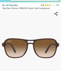 Ray ban Sunglasses. New, available in kitchener&Guelph 