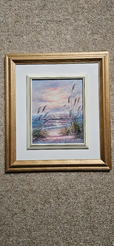 Framed Painting - Ocean Sunrise, View more