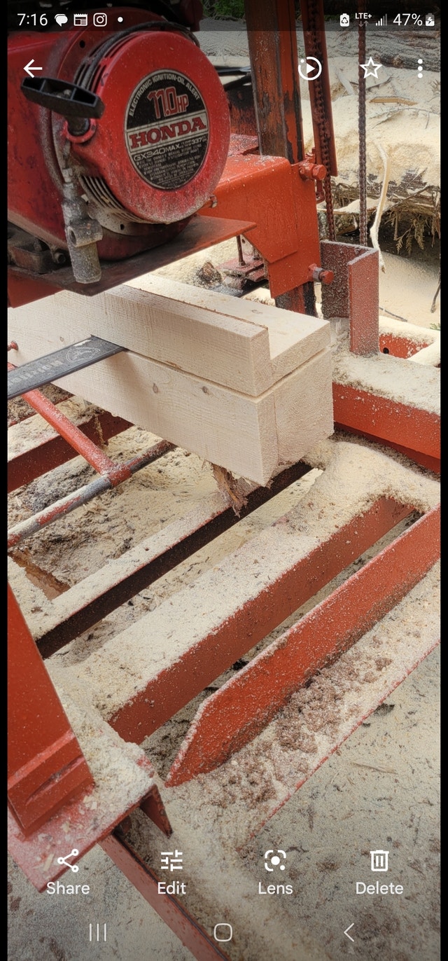 Sawmill. Portable. Homemade, on trailer. Power Tools Trenton Kijiji