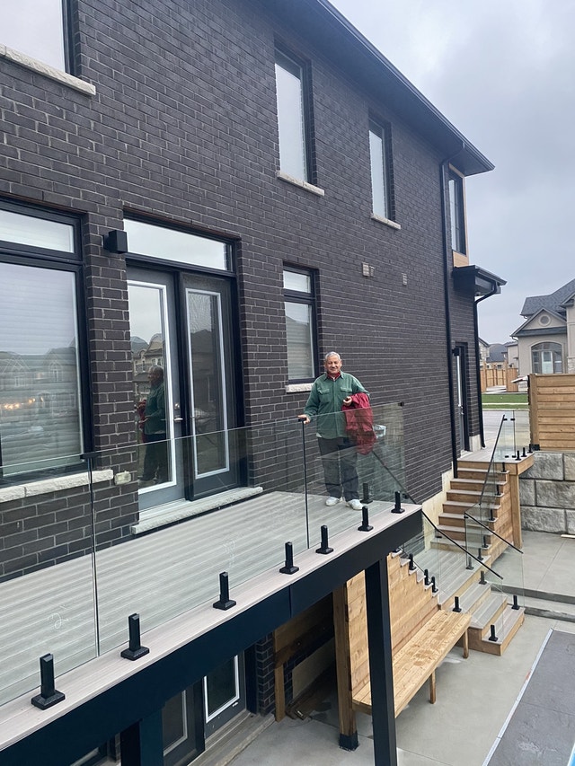 STAIRS GLASS RAILING DECKS OFFICE ENTRANCES PARTITIONS ENCLOSURE