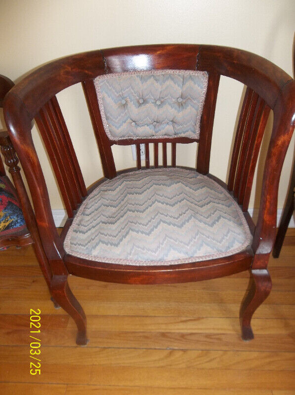 REDUCED PRICE 2ND TIME SOLID ANTIQUE CHAIR in Chairs & Recliners in St. John's