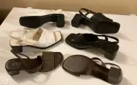 Sandales en cuir pour femme 