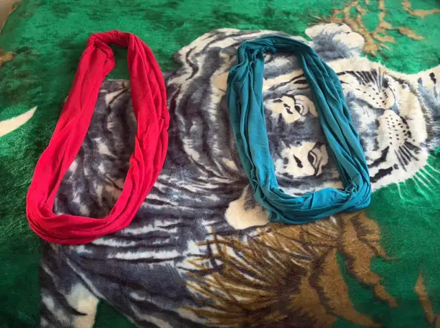 Red & Blue Scarves