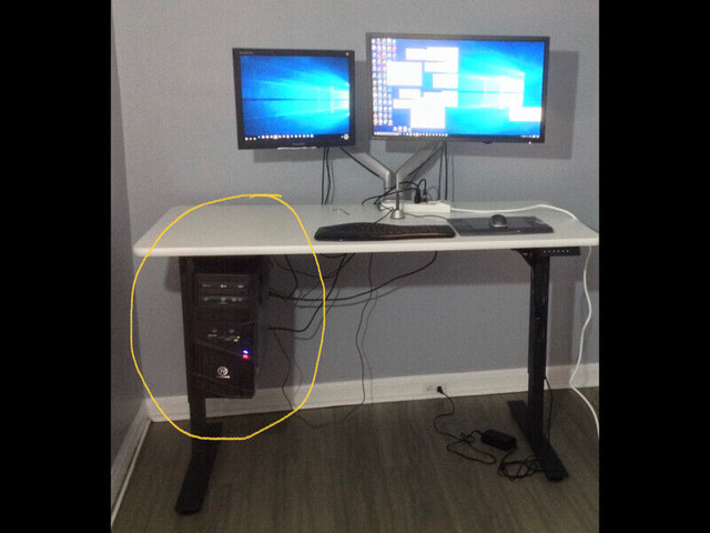 CPU under desk mount in Laptop Accessories in Belleville