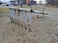 For Sale adjustable Drag, compact dirt Manure Rake 3-point hitch