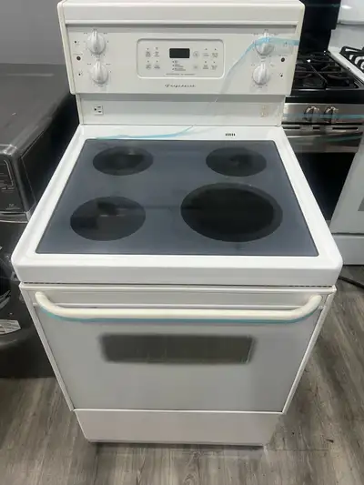 RARE!! white glass 24 inch stove Range oven , View more