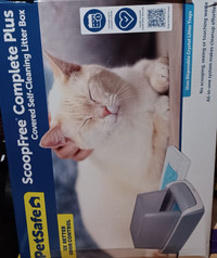 Petsafe scope free self cleaning cat litter never been used