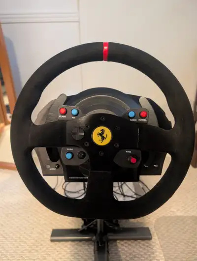 Thrustmaster T300 Alcantara Ferrari 599XX Evo Force Feedback Racing Wheel Thrustmaster T3PA Pro Mult...