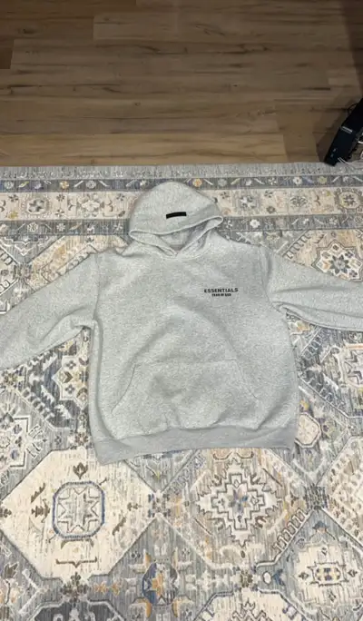  Grey essentials hoodie , View more