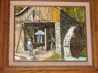 H. Hargrove Painting Sawmill Print