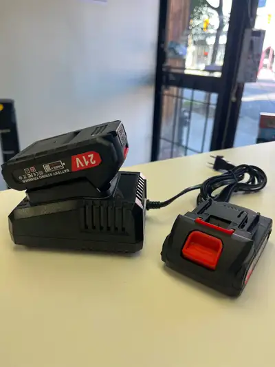 21V 2 Battery and Charger, View more