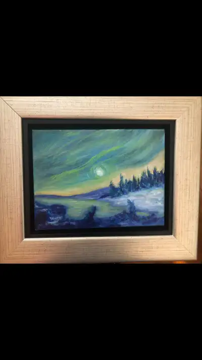 Art- Original art- oil painting, 9x12, by Calgary Artist, framed, View more