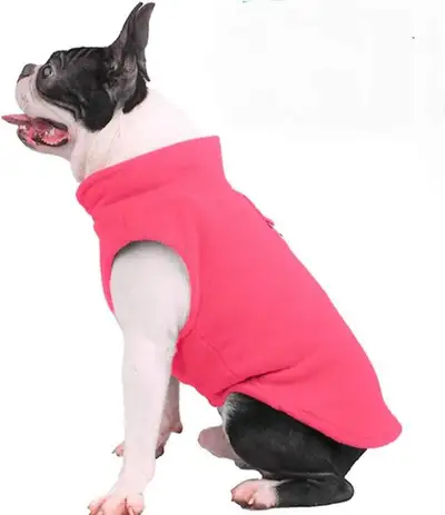 NEW Pink Fleece Dog Coat Vest  - Large, View more