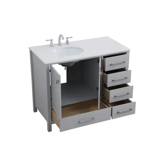 BRAND NEW Irene 42'' Single Bathroom Vanity in Bathwares in Oakville / Halton Region - Image 6