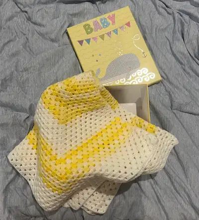 Crochet baby blanket, View more