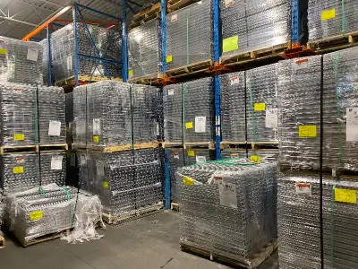 Wire mesh deck for pallet racking - Made In Canada., View more