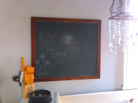 Chalkboard - antique blackboard for sale - 52 3/4 x 46 5/8 Won