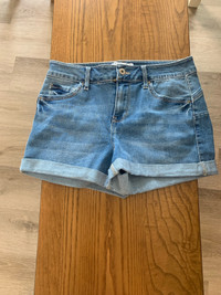 Women’s jean shorts. 