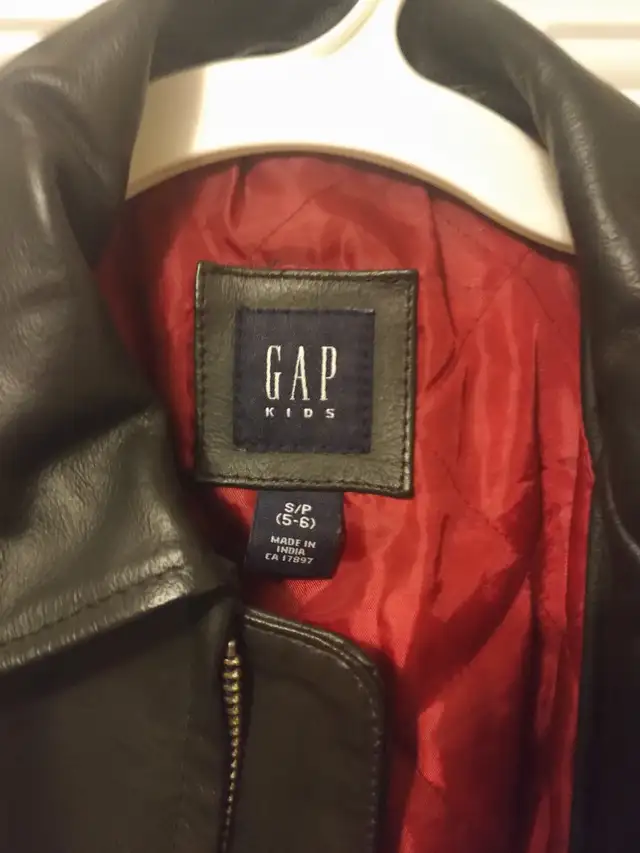Boys leather Gap jacket64519998013826120