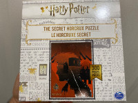 HARRY POTTER  THE SECRET HORCRUX 300 PIECE PUZZLE, JIGSAW HOGWAR