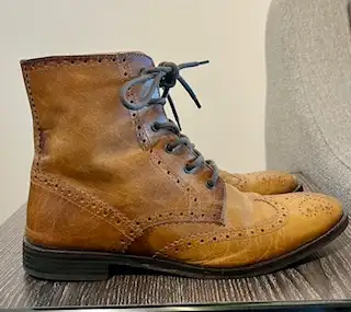 ASOS Brogue Leather Boots. Size 9.5, View more