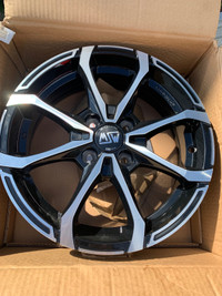 MSW Black Rims 15” Set of 4