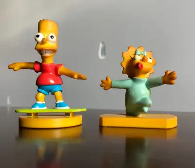 1 Bart Simpson 1 Maggie Simpson ~Kellogg Figures-All Others SOLD, View more