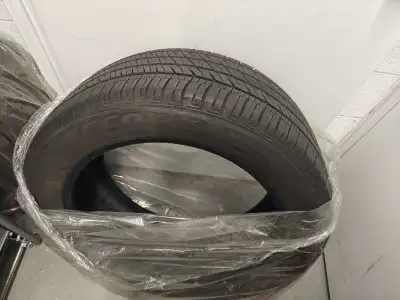 Set of all season tires Tire - P255 50R20 104v Ecopia M+S, used for 1 year, and put in locker for 2...