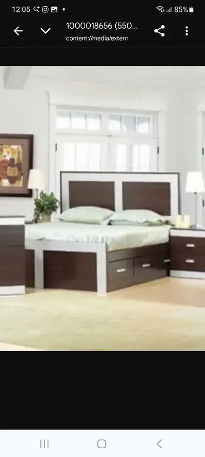 saving- canadian made bed room set *storage bed* bed*queen bed*, View more