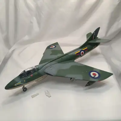 Well Built 1/32 scale Revell plastic kit of a Hawker Hunter FGA9, View more