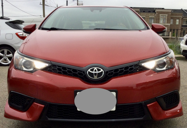 2017 TOYOTA COROLLA iM BURGUNDY LOADED ALLOYS GAS SAVER in Cars & Trucks in City of Toronto - Image 2