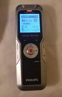 Philips Digital Voice Tracer 4 GB w/3 Microphones Voice Recorder