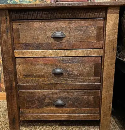 SOLID PINE NIGHT STANDS WITH THREE DRAWERS  !, View more