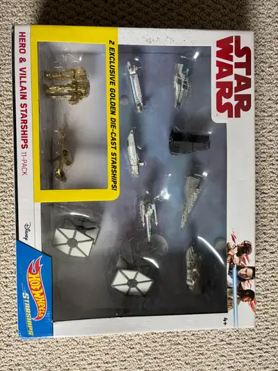 Star Wars/Hot Wheels 11 pk - Hero and Villain-Unopene, View more