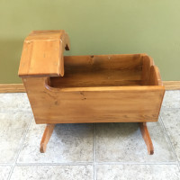 Wooden Doll Cradle