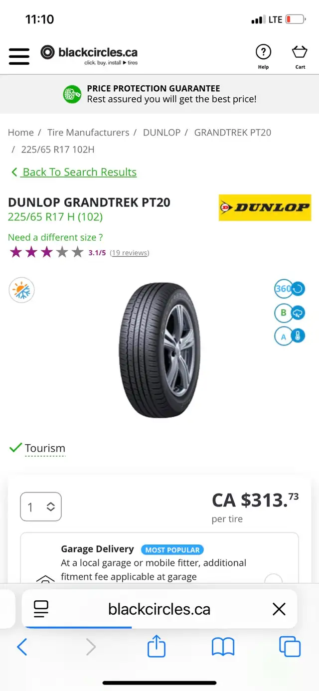 Four 225/65R17 Dunlop A/S tires  in Tires & Rims in City of Toronto - Image 11