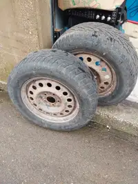 Studded Winter Tires on Rims