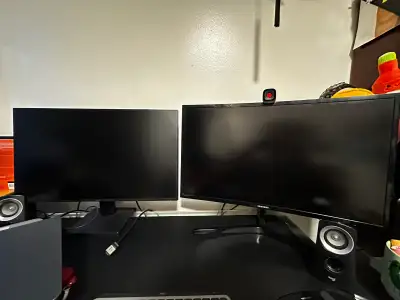 FULL GAMING + WORK SETUP (DUAL MONITOR) RYZEN, View more