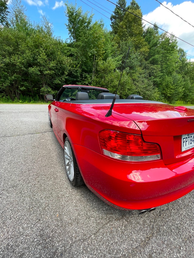I128 BMW 2010 DÉCAPOTABLE ROUGE MANUELLE 6 VITESSES — photo 3
