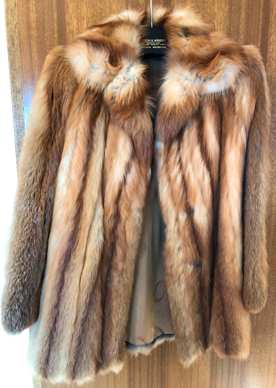 FOX FUR COAT (SIZE 12) in Women's - Tops & Outerwear in Regina