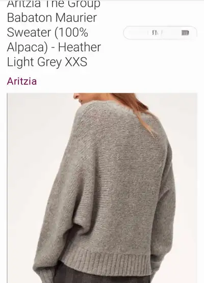 Babaton beekman sweater clearance