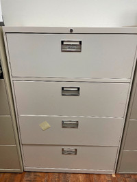 4-drawer Lateral file cabinet