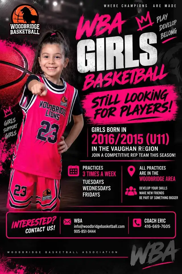 Woodbridge U11 Girls Basketball League 