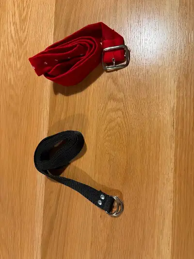 Two football belts size large, View more