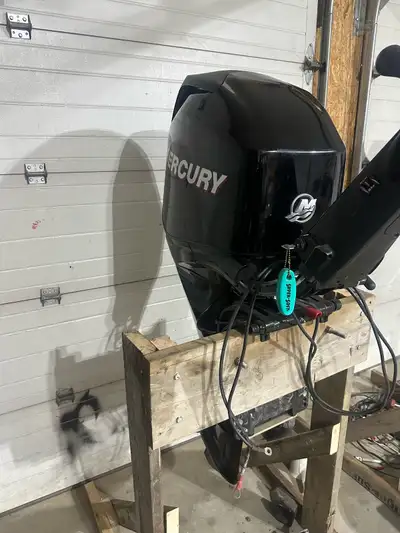 60 mercury tiller. 2007 motor in very good shape. There is no hour meter but based on the condition...