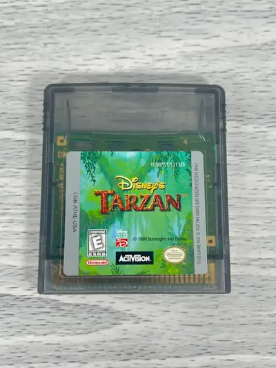 Disney's Tarzan Nintendo GameBoy COLOR Game Activision, View more