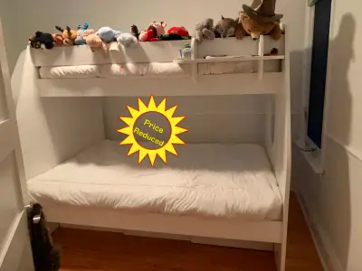 Twin/Double Bunk Bed with Storage Drawers, View more
