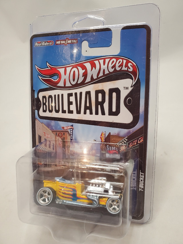 1:64 Diecast Hot Wheels Boulevard T-Bucket Real Riders Metal in Arts & Collectibles in Kawartha Lakes - Image 2