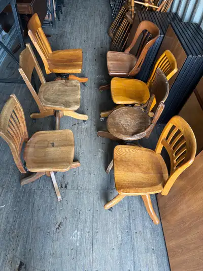 VINTAGE DESK CHAIRS - $100 PER CHAIR, View more
