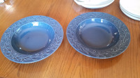 Vintage glass and ceramic serving dishes
